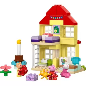 Oferta de LEGO Duplo Porquinha Peppa - Casa de Aniversário - 10433 por 44,99€ em Toys R Us