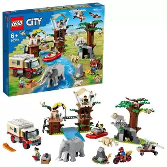 Oferta de LEGO City - Resgate da Fauna Selvagem: Acampamento - 60307 por 99,99€ em Toys R Us