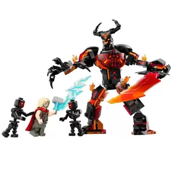 Oferta de LEGO Super-Heróis - Thor vs. Figura para Construir de Surtur - 76289 por 29,99€ em Toys R Us