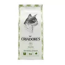 Oferta de Criadores Adulto Esterilizado Frango ração para gatos por 18,99€ em TiendAnimal