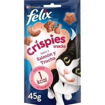 Oferta de Felix Biscoitos Crispies Salmão e Truta para gatos por 1,99€ em TiendAnimal