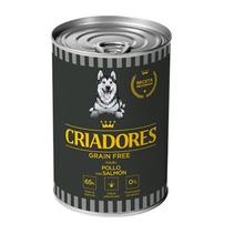 Oferta de Criadores Adulto Grain Free Frango e Salmão em lata para cães por 2,99€ em TiendAnimal