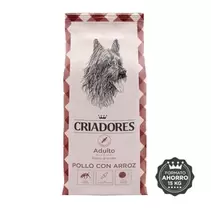 Oferta de Criadores Adulto Frango e Arroz ração para cães de raças grandes por 55,99€ em TiendAnimal