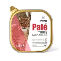 Oferta de Salvaje Adulto Boi em Patê terrina para gatos por 0,89€ em TiendAnimal