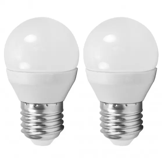 Oferta de Lâmpada LED Eglo 4000K 4W E27 G45 2unem Moviflor