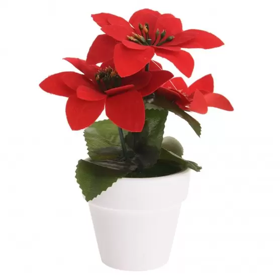 Oferta de Planta Artificial Estrela de Natal com Vasoem Moviflor