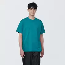 Oferta de Camiseta de algodón con cuello redondo 24S. por 10€ em Muji