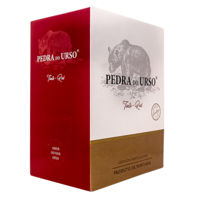 Oferta de Vinho Tinto Pedra Do Urso Box 5l por 4,89€ em Neomáquina