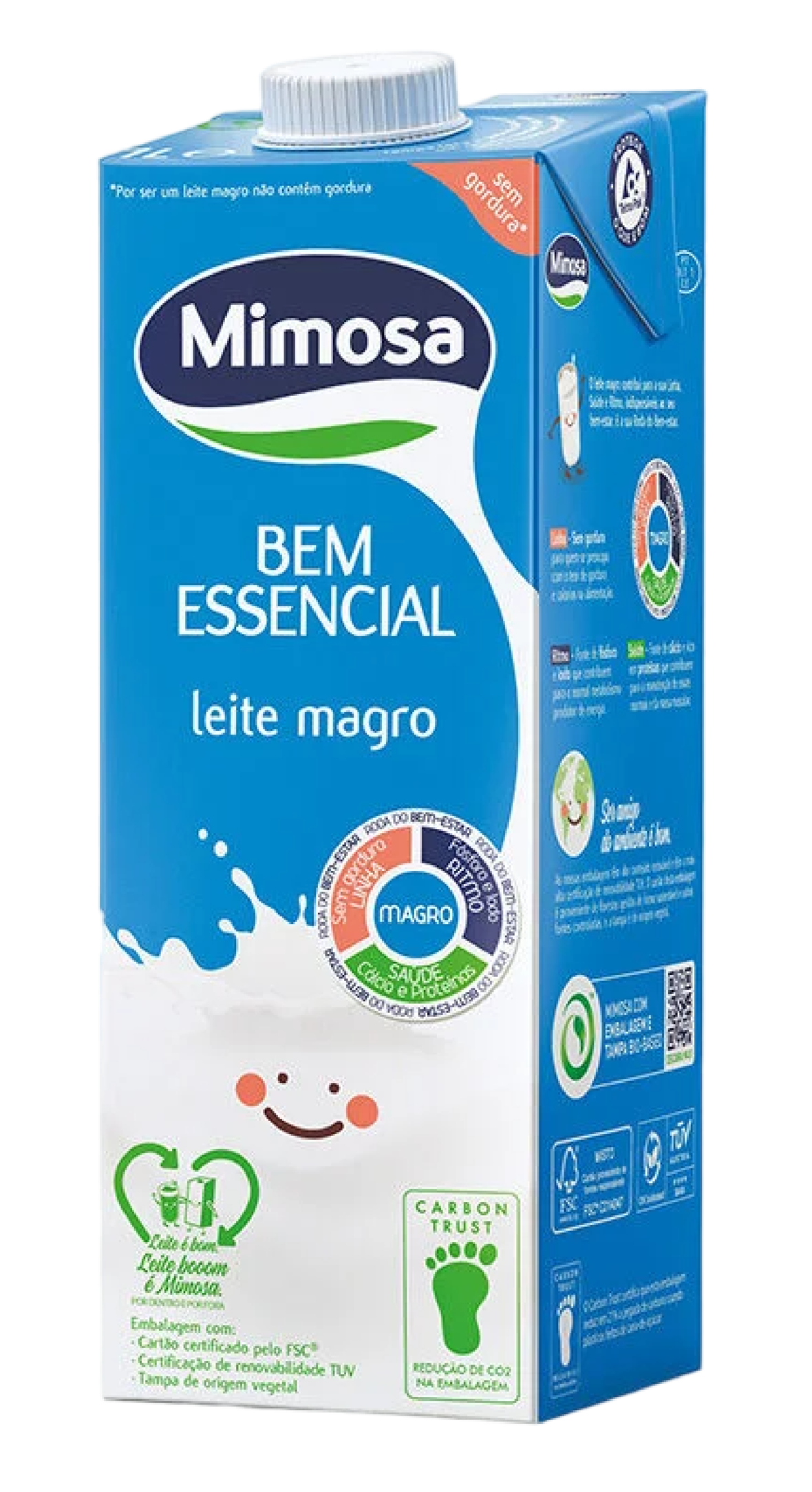 Oferta de Leite Mimosa Magro 1l por 0,89€ em Neomáquina