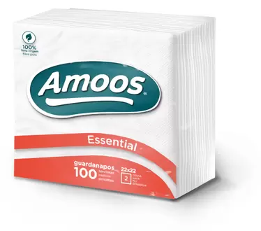 Oferta de Guardanapo Amoos Essential 33*33 2f 90* por 1,19€ em Neomáquina