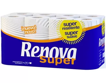 Oferta de Papel Higiénico Renova Super 12*+4 por 3,99€ em Neomáquina