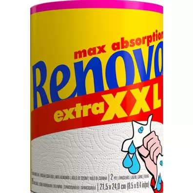 Oferta de Rolo Cozinha Renova Extra Xxl 1* por 1,09€ em Neomáquina