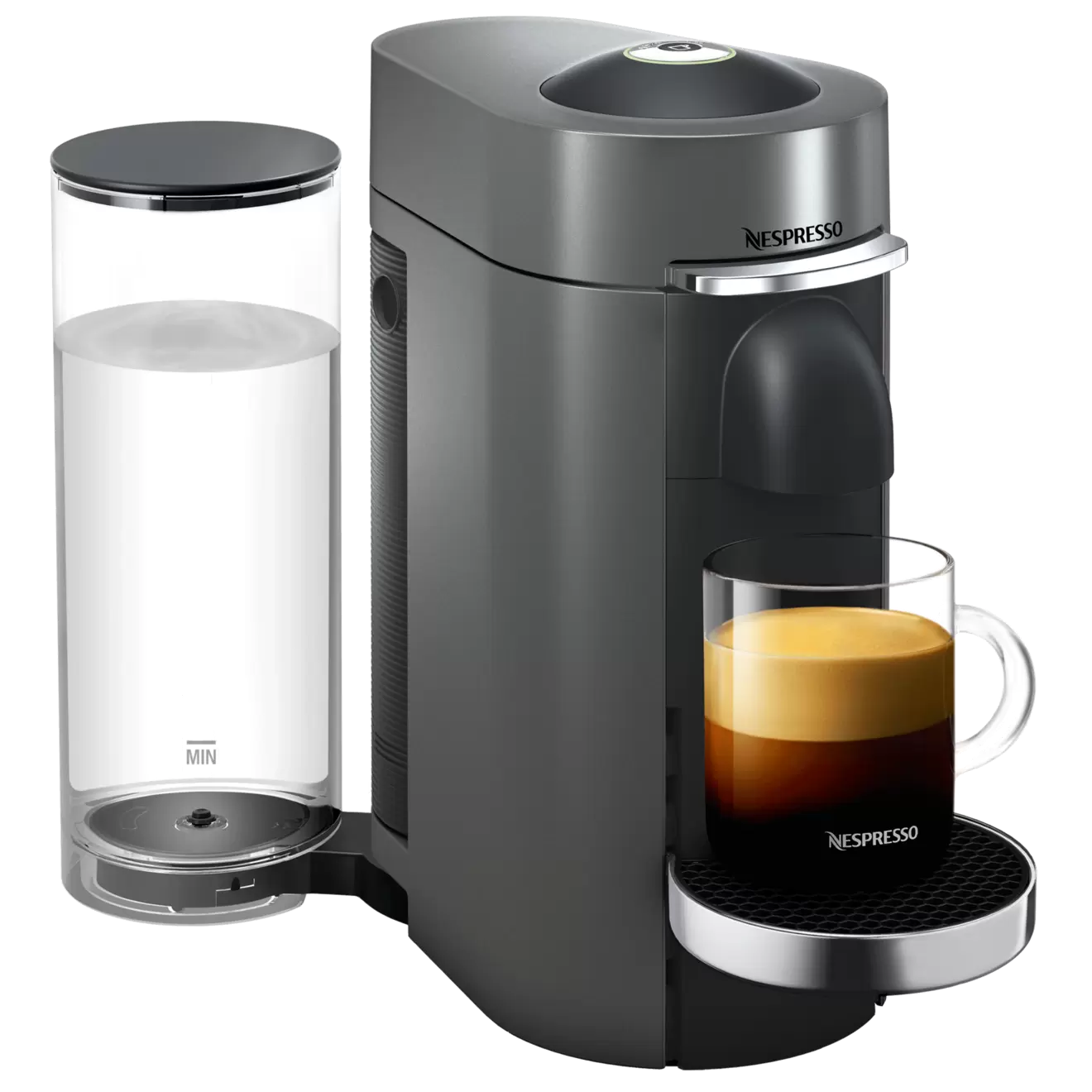 Oferta de VertuoPlus Deluxe Titan D por 209€ em Nespresso