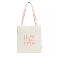 Oferta de Tote Bag Canvas Pequeno Spring Peach Mayfair por 9,99€ em Note!