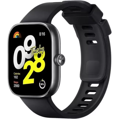 Oferta de Smartwatch Xiaomi Redmi Watch 4 Obsidian Black por 82,9€ em Tek4life