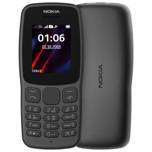 Oferta de Telemóvel Nokia 106 TA-114 Dual Sim Preto por 24,9€ em Tek4life