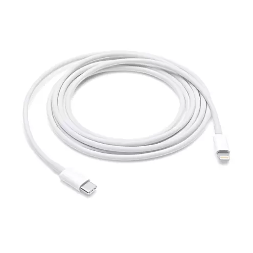 Oferta de Cabo Lightning USB-C 2M Branco por 9,9€ em Tek4life