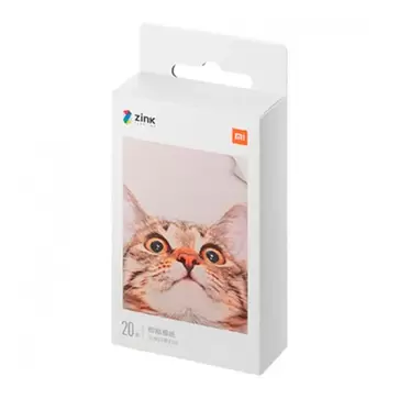 Oferta de Papel Fotográfico Xiaomi Mi Portable Photo Printer Paper (2x3", 20 folhas) por 11,9€ em Tek4life