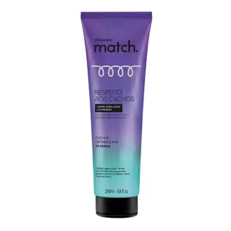 Oferta de Creme Modelador Match Respeito aos Cachos, 290ml por 12,99€ em O Boticário