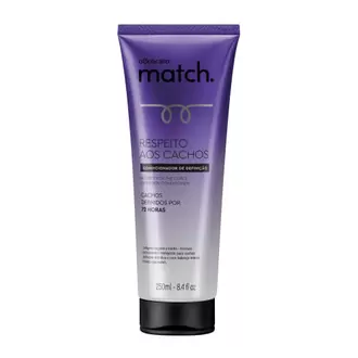 Oferta de Condicionador Match Respeito aos Cachos, 250ml por 9,99€ em O Boticário