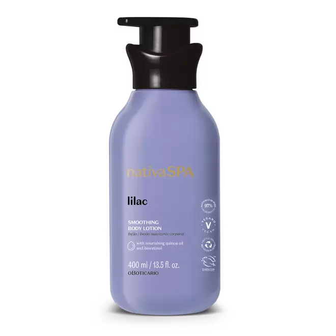 Oferta de Loção Hidratante Nativa SPA Lilac, 400ml por 17,99€ em O Boticário