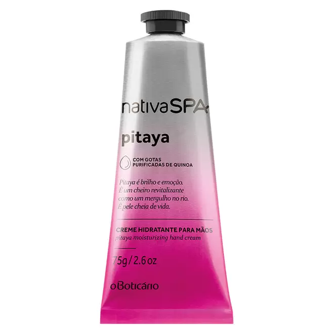 Oferta de Creme de Mãos Nativa Spa Pitaya, 75g por 8,8€ em O Boticário