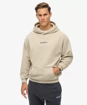 Oferta de Micro Logo Graphic Loose Hoodie por 54,99€ em Superdry