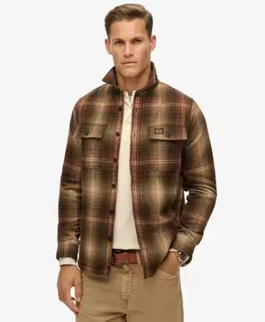 Oferta de Wool Miller Overshirt por 74,99€ em Superdry