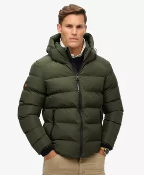 Oferta de Hooded Sports Puffer Jacket por 94,99€ em Superdry