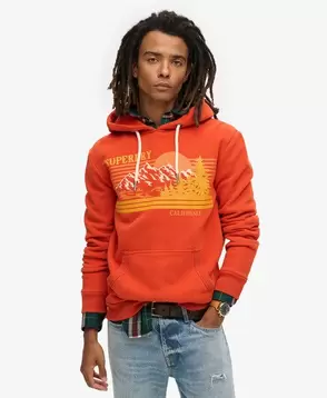 Oferta de Outdoor Graphic Stripe Hoodie por 59,99€ em Superdry