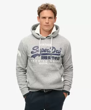 Oferta de Organic Cotton Vintage Logo Hoodie por 59,99€ em Superdry