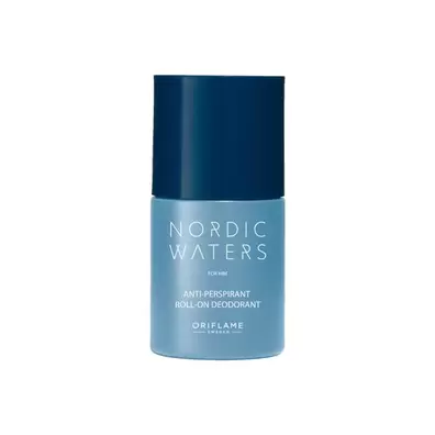 Oferta de Deo Roll-On Antitranspirante Nordic Waters for Him por 2,49€ em Oriflame