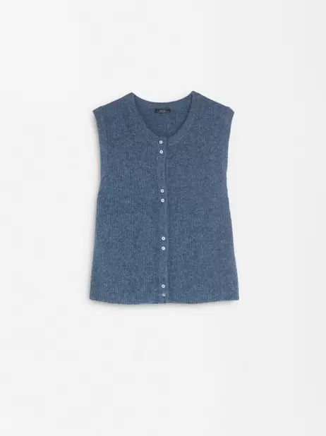 Oferta de Knitted Vest With Buttons por 32,99€ em Parfois