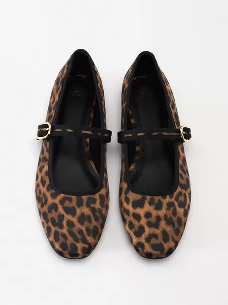 Oferta de Leopard Print Ballerinas por 25,99€ em Parfois