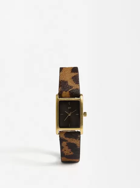 Oferta de Leather Strap Watch por 35,99€ em Parfois