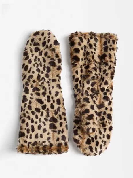 Oferta de Leopard Print Mittens por 19,99€ em Parfois