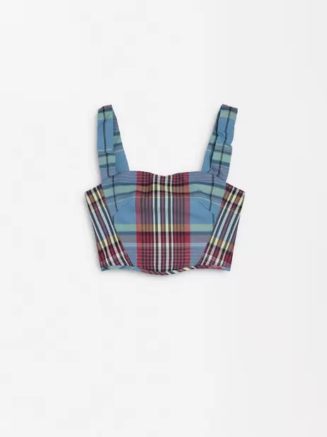 Oferta de Short Plaid Top por 45,99€ em Parfois