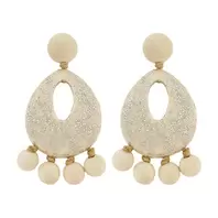 Oferta de Wood Earrings w/ Glitter por 43€ em Pedra Dura