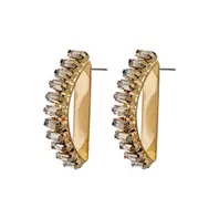 Oferta de Antique Golden Earrings w/ Crystals por 72€ em Pedra Dura