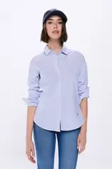 Oferta de Camisa Oxford semi-justa por 19,99€ em Springfield