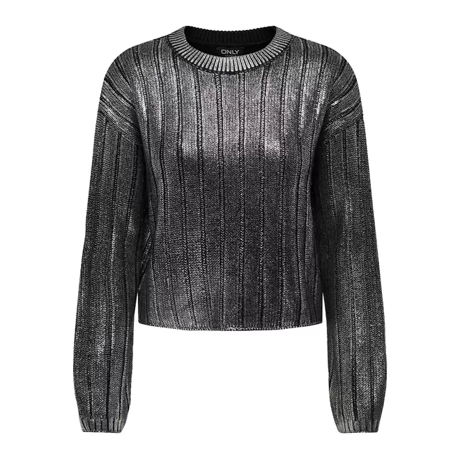 Oferta de ONLY CAMISOLA KAMA BLACK/SILVER FOI por 44,99€ em Sportino