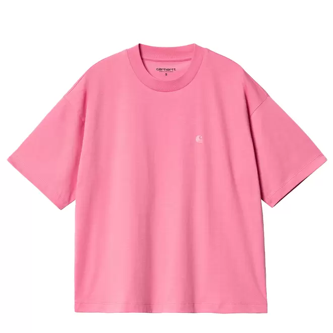 Oferta de CARHARTT WIP W´ S/S CHESTER CHARM PINK por 39€ em Sportino