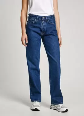 Oferta de HIGH-RISE STRAIGHT FIT JEANS por 110€ em Pepe Jeans