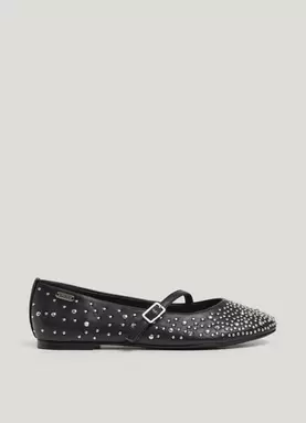 Oferta de STUDDED BALLET FLATS por 110€ em Pepe Jeans