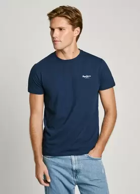 Oferta de SLIM FIT LOGO PRINT T-SHIRT por 25€ em Pepe Jeans