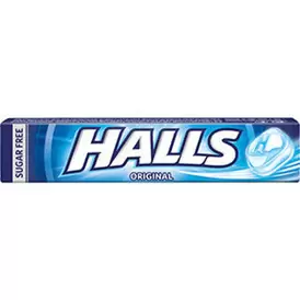 Oferta de Rebu HALLS Eucalipto S/Açúcar 32,4gr por 0,99€ em SPAR