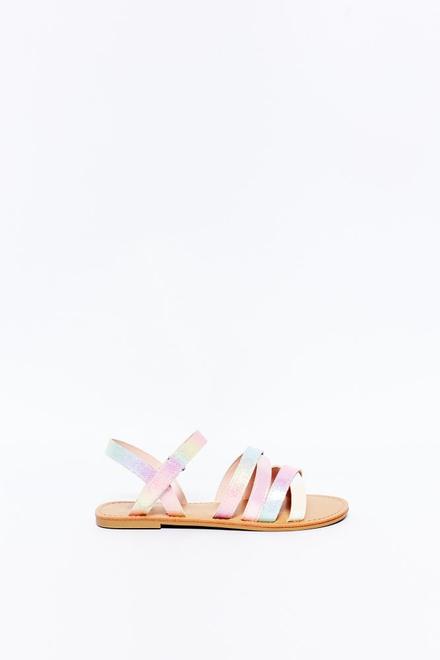 Oferta de Glittery straps sandals  + Colours    19.99€     12.99€ por 12,99€ em Sfera