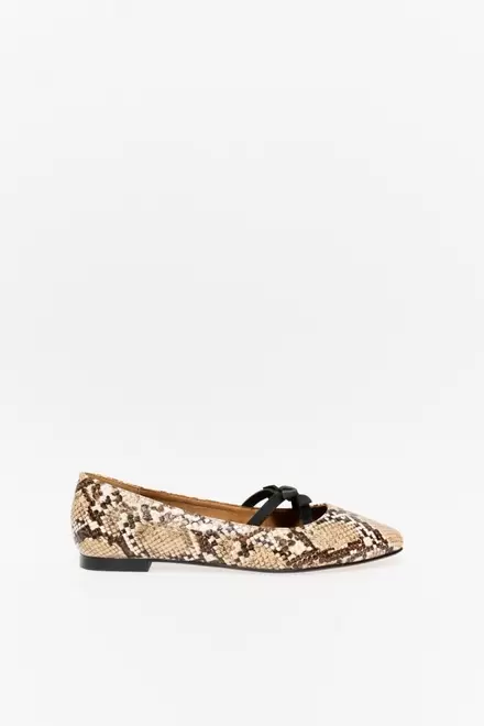 Oferta de Little bow snakeskin ballet flats + Colours      19.99€ por 19,99€ em Sfera