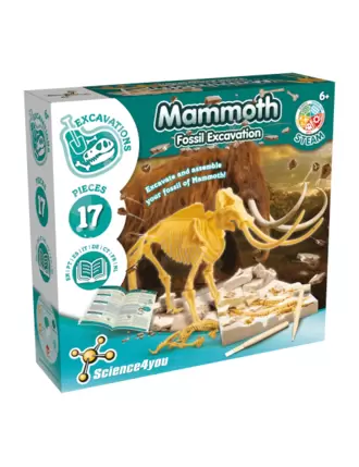 Oferta de Escavações Fósseis - Mamute por 11,89€ em Science4you