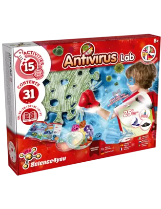 Oferta de LABORATÓRIO ANTIVÍRUS - Multilingue por 10€ em Science4you